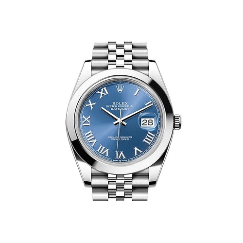 Rolex Datejust Oyster, 41 mm Bright Blue