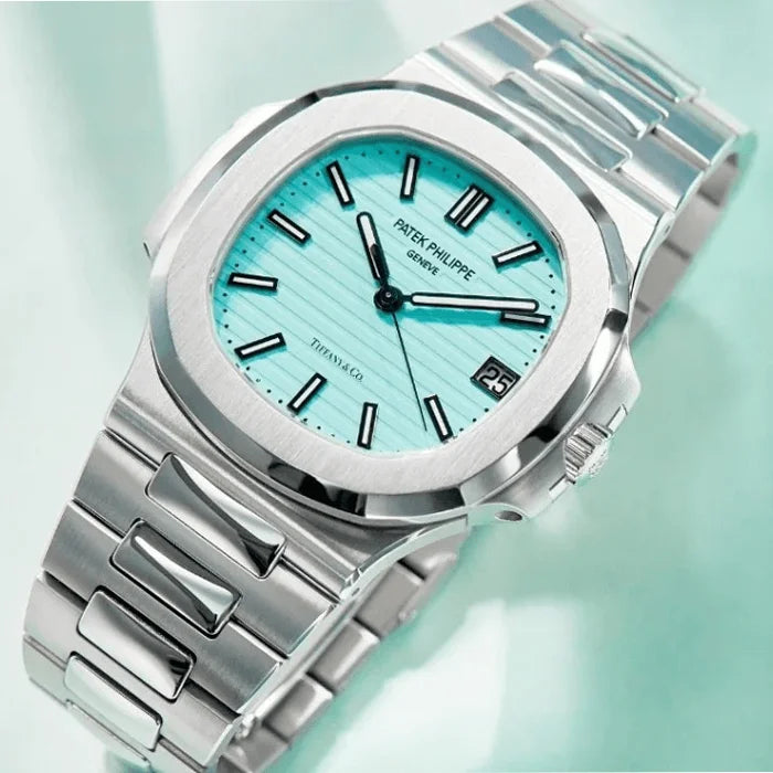 Patek Philippe Nautilus Tiffany & Co Blue Dial Watch