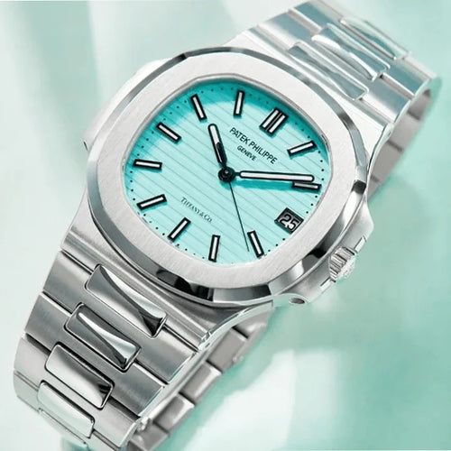 Patek Philippe Nautilus Tiffany & Co Blue Dial Watch