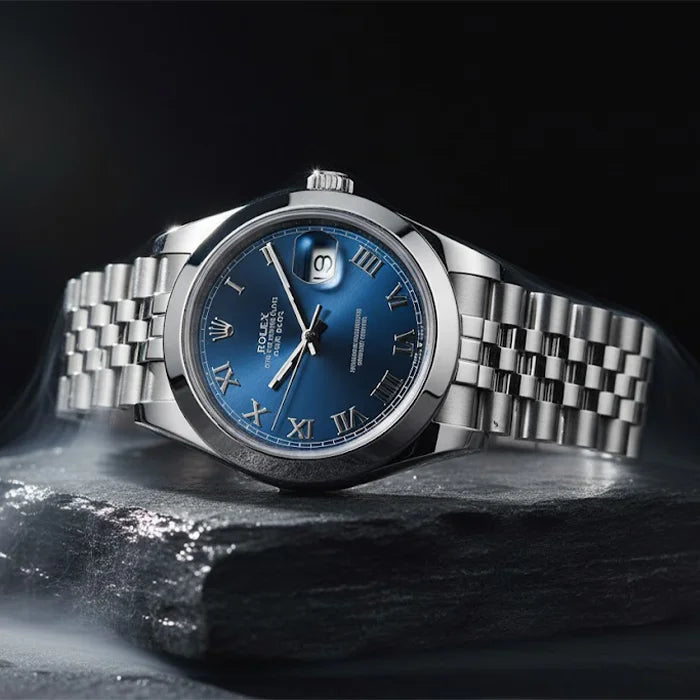Rolex Datejust Oyster, 41 mm Bright Blue