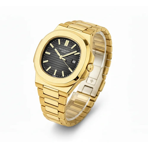 Patek Philippe Nautilus Gold with black dial