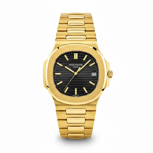 Patek Philippe Nautilus Gold with black dial